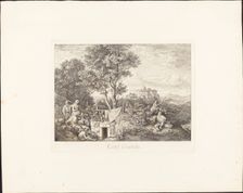 Castel Gandalfo, c. 1831. Creator: Ludwig Richter
