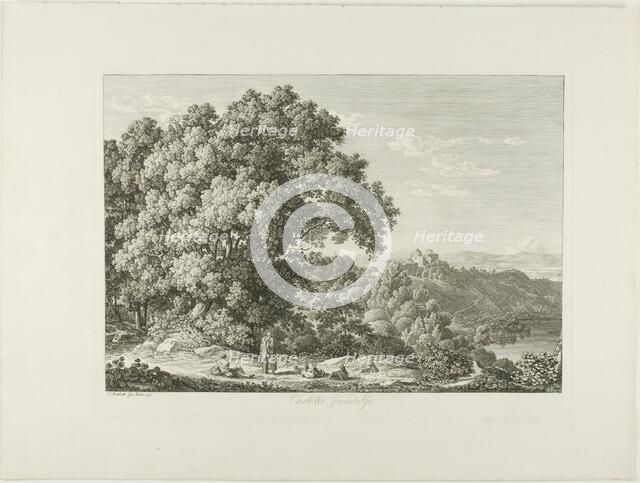 Castel Gandolfo, 1792. Creator: Johann Christian Reinhart.