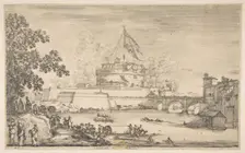 Castel Sant Angelo, ca. 1634. Creator: Stefano della Bella