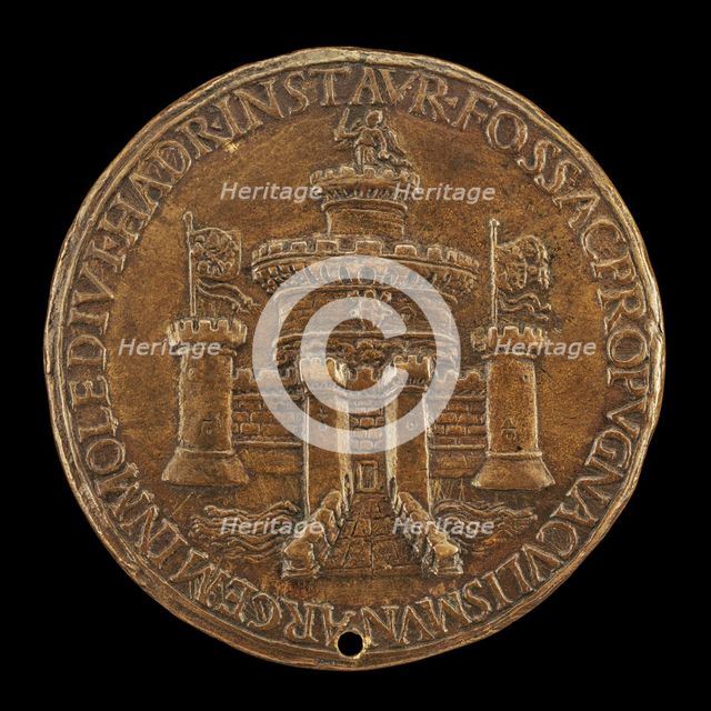 Castel Sant' Angelo [reverse], 1492/1503. Creator: Unknown.
