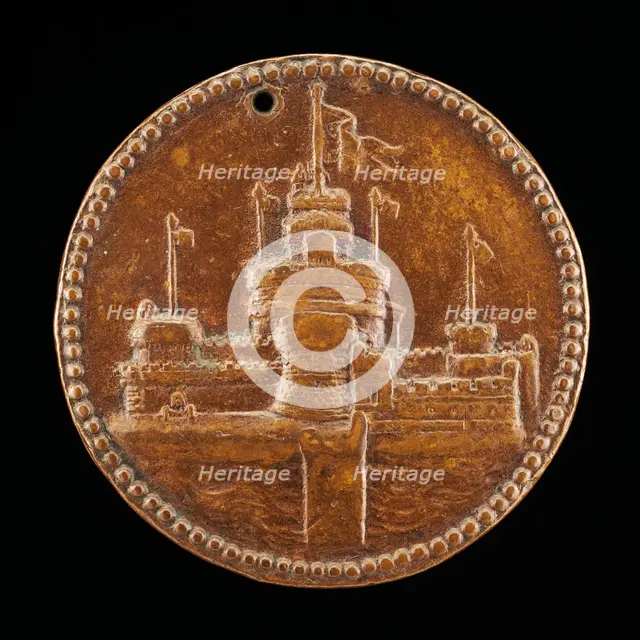 Castel Sant'Angelo [reverse], 1585/1590. Creator: Domenico Poggini.