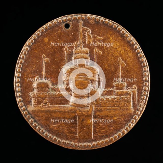 Castel Sant'Angelo [reverse], 1585/1590. Creator: Domenico Poggini.