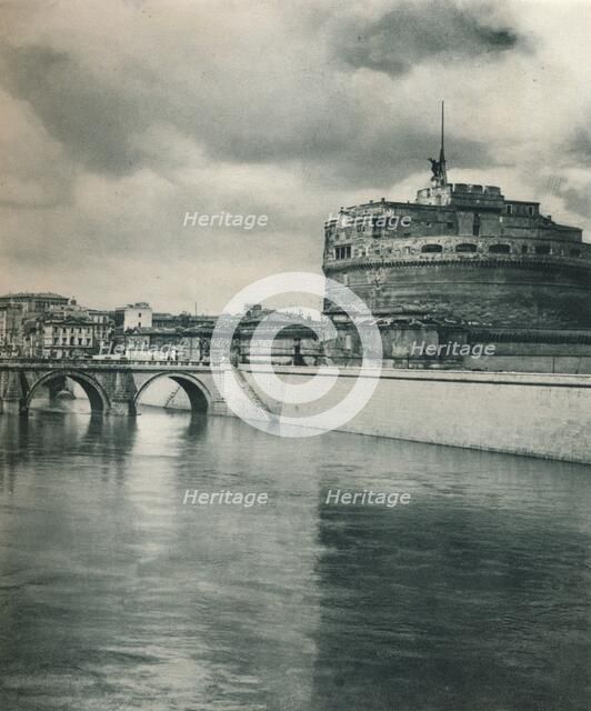Castel Sant' Angelo, Rome, Italy, 1927. Artist: Eugen Poppel.