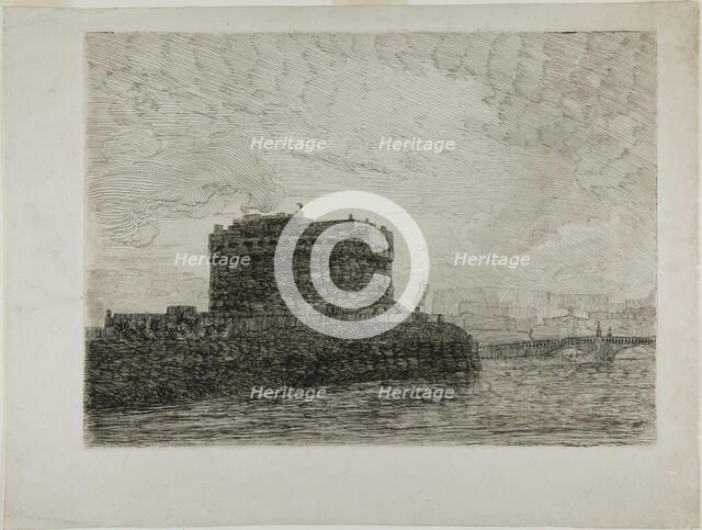 Castel Sant'Angelo, 1746. Creator: Alexander Cozens.