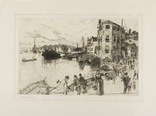 Castello Quarter, Riva, 1880/1882. Creator: Otto Henry Bacher