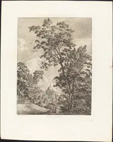 Castella Gandolfo, 1792. Creator: Jacob Wilhelm Mechau