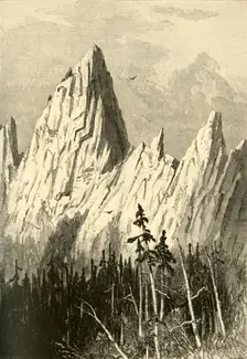 Castellated Rock 1872. Creator: John Filmer