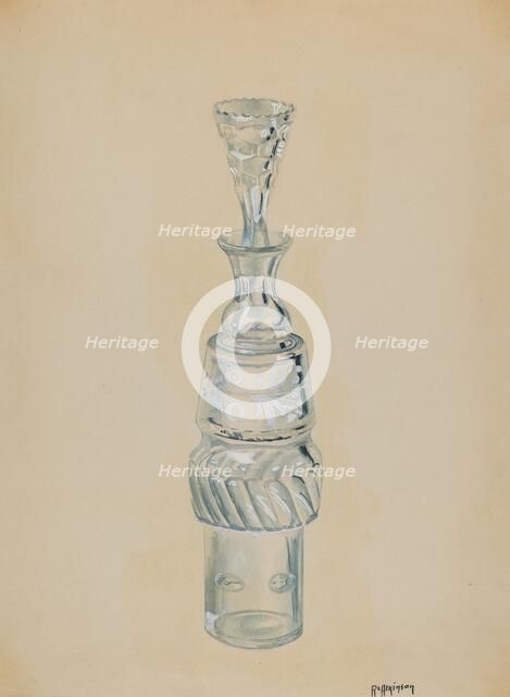 Caster Bottle, c. 1936. Creator: Ralph Atkinson.