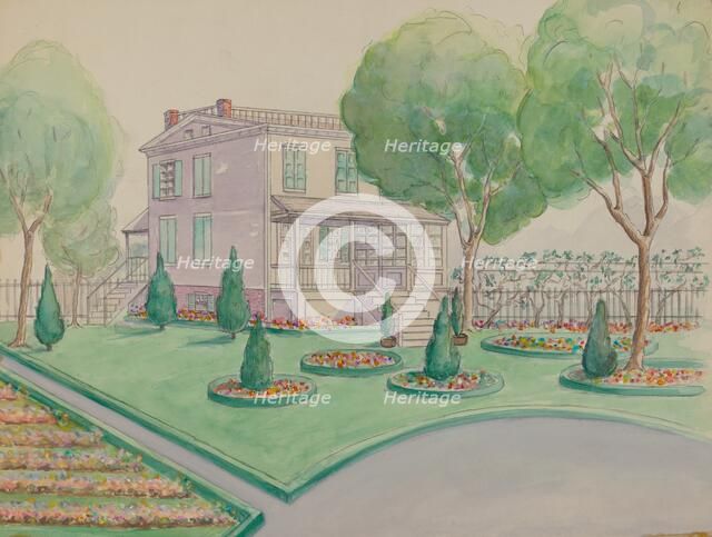 Caster Estate, c. 1936. Creator: Gladys Cook.