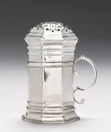 Caster with Lid , c. 1720. Creator: Andrew Tyler (American, 1692-1741)