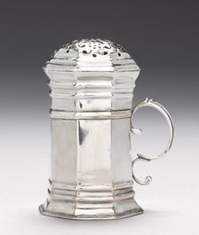 Caster with Lid , c. 1720. Creator: Andrew Tyler (American, 1692-1741)