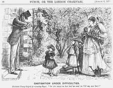 Castigation Under Difficulties 1870. Creator: Unknown
