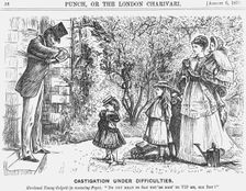 Castigation Under Difficulties 1870. Creator: Unknown