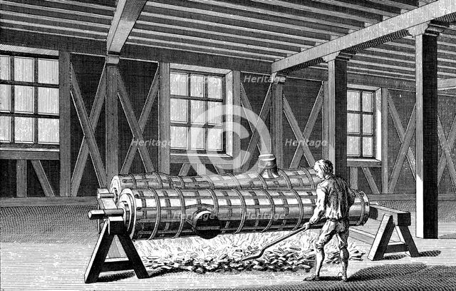 Casting cannon, 1751-1780. Artist: Unknown