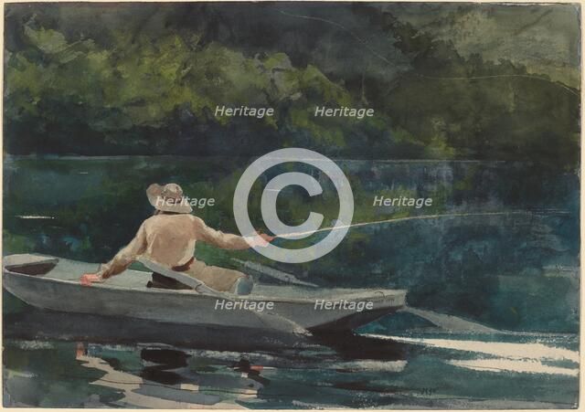 Casting, Number Two, 1894. Creator: Winslow Homer.