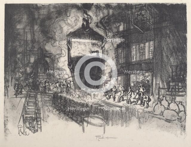 Casting Shells, 1917. Creator: Joseph Pennell.