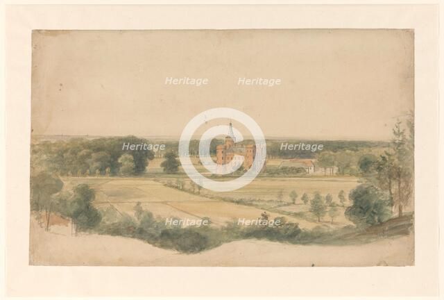 Castle Moyland near Cleves, 1827-1897. Creator: Lodewijk Johannes Kleijn.