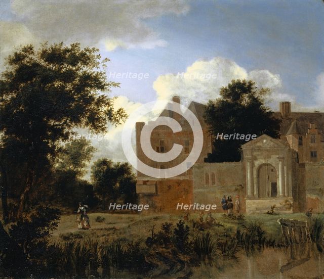 Castle Nijenrode, 1665. Creator: Jan van der Heyden.