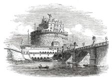 Castle of St. Angelo - Rome, 1850. Creator: Unknown