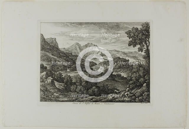 Castle of Saint Stephan of Mezzo and Canturano, 1810. Creator: Joseph Anton Koch.