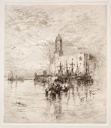 Castle of San Juan de Ulua, Verz Cruz, 1884. Creator: Thomas Moran (American, 1837-1926)