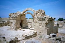 Castle of Saranta Kolones, Paphos, Cyprus, 2001. Creator: Vivienne Sharp