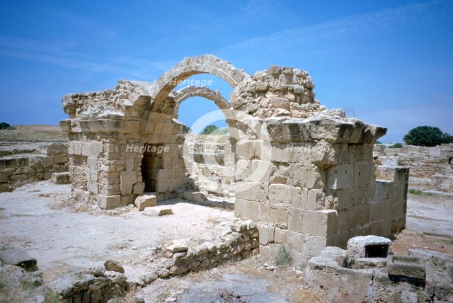 Castle of Saranta Kolones, Paphos, Cyprus, 2001.   Creator: Vivienne Sharp.