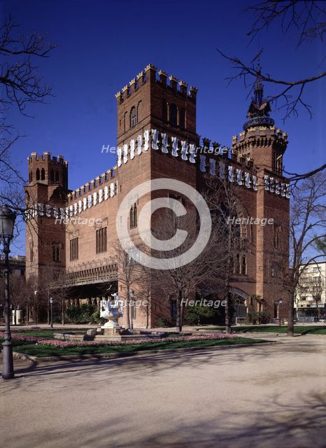 Castle of the Three Dragons', 1888, currently the Zoology Museum, designed by Lluis Domenech i Mo…