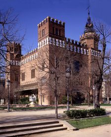 Castle of the Three Dragons 1888, currently the Zoology Museum, designed by Lluis Domenech i Mo…