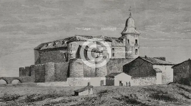 Castle of the Archive of Simancas, Valladolid province, Spain, 1878.  Creator: Tomás Carlos Capuz.