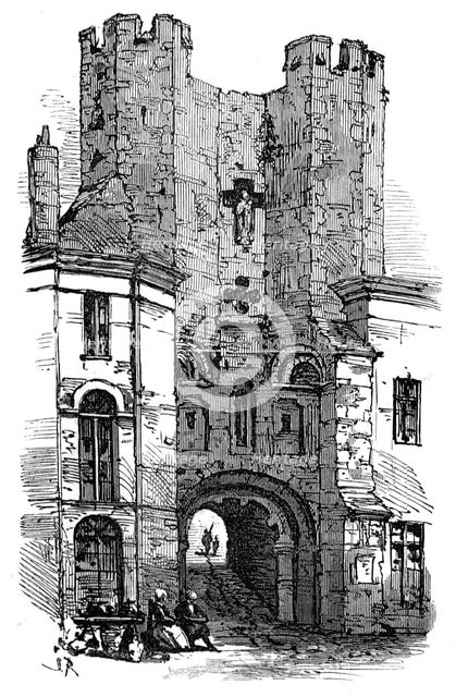 Castle of the Counts of Flanders, Ghent, 1872. Creator: Unknown.
