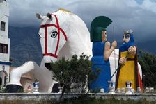 Castle of the Fairy Tales, Agrilos, Greece, 2003. Creator: Ethel Davies