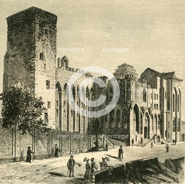'Castle of the Popes, Avignon', 1890.   Creator: Unknown.