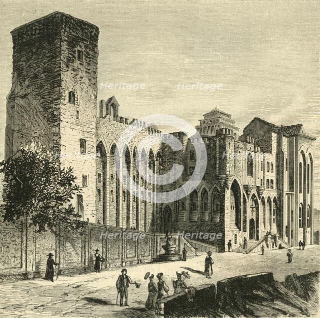 'Castle of the Popes, Avignon', 1890.   Creator: Unknown.