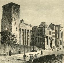 Castle of the Popes, Avignon 1890. Creator: Unknown