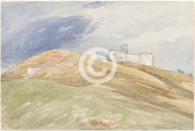 Castle on a Hill, first half 19th century. Creator: James Bulwer.