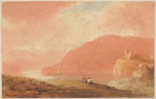 Castle on a River, early 19th century. Creator: Robert Walter Weir