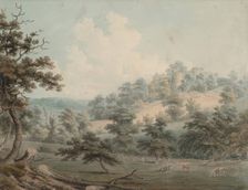 Castle on Hill, 1796. Creator: Edward Dayes