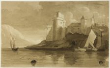 Castle on Lake, n.d. Creator: Unknown