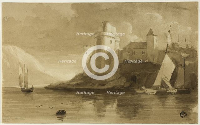 Castle on Lake, n.d. Creator: Unknown.