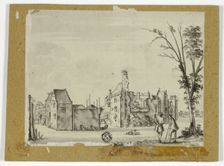 Castle on River, n.d. Creator: Unknown