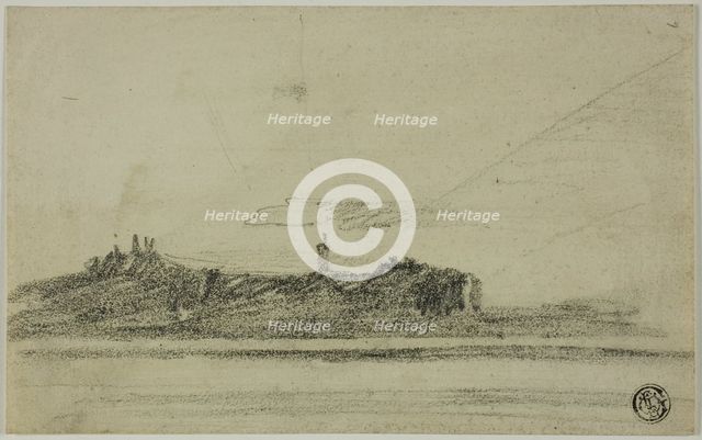 Castle on Shore, n.d. Creator: Thomas Girtin.