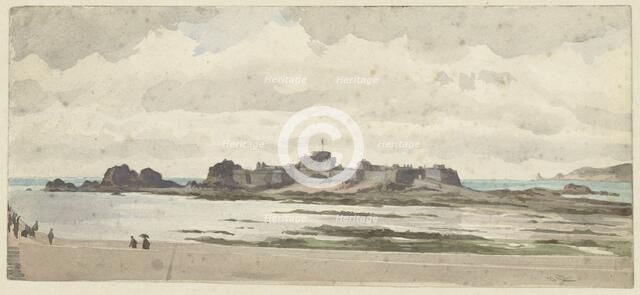 Castle or fortress on the coast, 1846-1902. Creator: James Tissot.