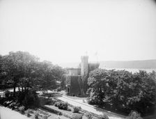 Castle, Academy of Mount St. Vincent, front view, New York, N.Y., between 1905 and 1915. Creator: Unknown