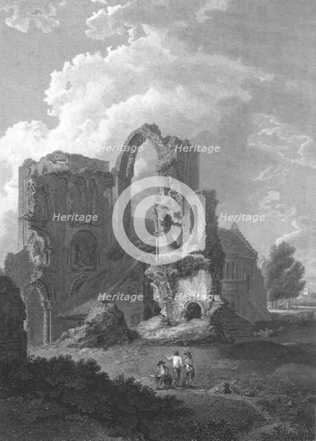 Castle Acre Priory, 1801. Artist: J Landseer.