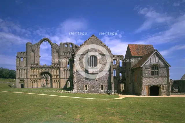 Castle Acre Priory, Norfolk, 1997. Artist: J Bailey