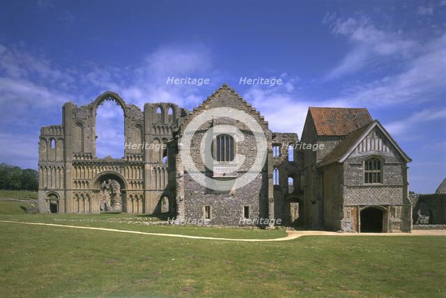 Castle Acre Priory, Norfolk, 1997. Artist: J Bailey