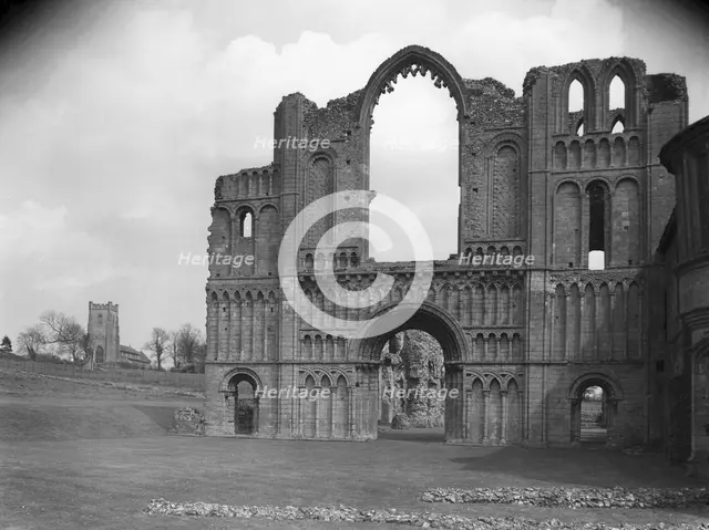 Castle Acre Priory ruins, Norfolk, c1955. Creator: Arthur Charles Kirby Ware.