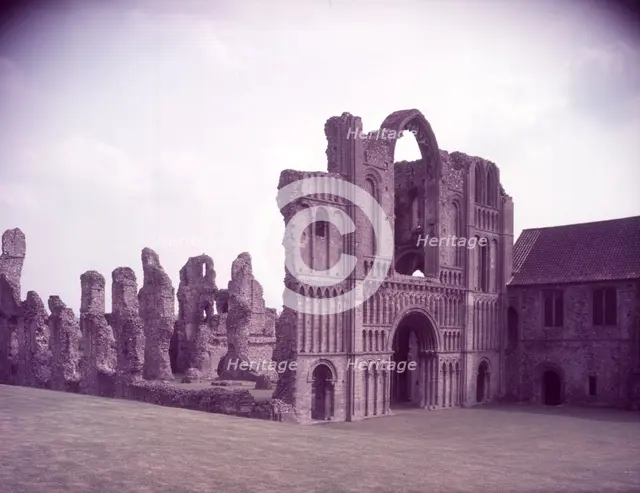 Castle Acre Priory Ruins, Norfolk, c1955.  Creator: Arthur Charles Kirby Ware.
