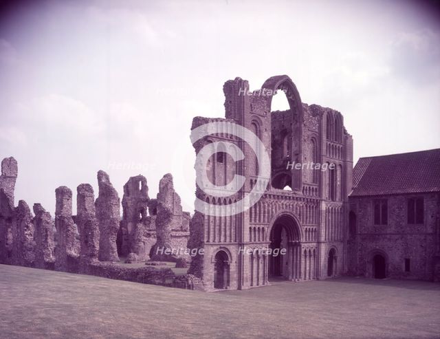 Castle Acre Priory Ruins, Norfolk, c1955.  Creator: Arthur Charles Kirby Ware.